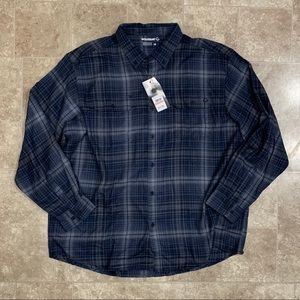 Blue Plaid Wolverine Escape Flannel Shirt